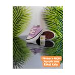 elma bebe Rahat Kalıp Kız Erkek Bebek Unisex Bebe Çocuk Kısa Bağcıklı Keten Kanvas Sneaker Spor Ayakkabı