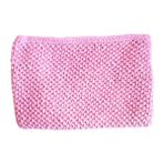 Elma El Örgüsü Wayuu Clutch Çanta - 34x23 - Açık Pembe