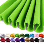 Elma Yeşili Keçe Kumaş 36" x 36" (1 Metrekare), Yumuşak 1,6 mm Kalın Keçe Çarşaflar El İşi Dikiş Yama İşi Kendin Yap Sanat Projeleri Süslemeleri için
