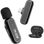Elmalı Store Te Dos Usb-C Type-C Bağlantı Aparatlı Android iPhone iPad Tablet Uyumlu Youtuber Influencer Yaka Mikrofonu - Siyah
