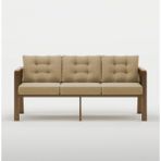 Elmas 3'lü (Cappuccino) Metal Gövde Balkon-Bahçe-Kafe,çay Seti,koltuk Takımı,oturma Grubu,ofis Koltuğu - Çok Renkli