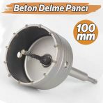 Elmas Beton Delme Pançı Sds 100Mm Yüksek Dayanımlı Profesyonel Beton Delme Ucu Temiz Kesim