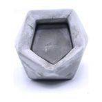 Elmas Beton Saksı 2 Gri - - - --