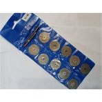 Elmas Disk Sehpare Dramel Uyumlu 10 Adet 30 mm 12 Parça - Altın