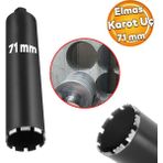 Elmas Karot Ucu 71 Mm Shun Beton Zemin Duvar Delme Delik Acma Panc Aparat Uc Deprem Numune Al Test