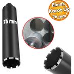 Elmas Karot Ucu 76 Mm Shun Beton Zemin Duvar Delme Delik Acma Panc Aparat Uc Deprem Numune Al Test