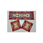 ELMASS 3'lü Oto Koltuk Kilim Seti (RENKLİ)