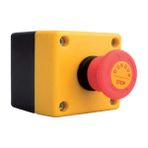 Elmax ELX-BX1-AS 40 mm Kalıcı Korumasız Kutulu Acil Stop