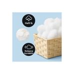 elmiva HOME Yastık Oyuncak Dolum Malzemesi Yapışmaz 1.Kalite %100 Temiz Silikon(BONCUK) Elyaf 1 Kg