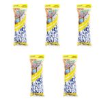 Elmop PM02 Yedek Vidalı Mop Paspas Püskül Ucu - Pamuklu Mikrofiber İpli Mop Yedeği Başlığı - 5 Adet