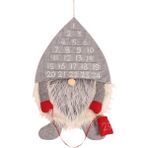 Elodie Details Asılı Noel Advent Takvimi 24 Günlük Tatil Kapı Dekorasyon Gri Için Geri Sayım