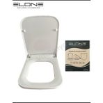 ELONE BANYO Qube Duroplast Yavaş Kapanan Slim Tak-Çıkar Klozet Kapağı - Beyaz