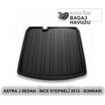 Elorcar Opel Astra J Sedan - Ince Stepneli 2012 - Sonrası 3D Bagaj Havuzu