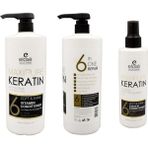 Elose Keratin 1000 ml Şampuan + Keratin 1000 ml Saç Kremi + 250 ml Bakım Sütü