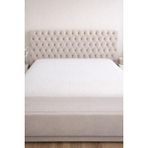 Elovias Fitted Bazalı Sıvı Geçirmez Yatak Alez Koruyucusu Beyaz - 180 x 200 cm