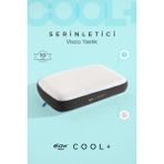 Elow Cool+ Serinletici Ortopedik Visco Yastık / Flat, 60 x 40 x 12 - 60 x 40 x 12 cm - Beyaz