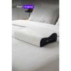 Elow Original Çift Taraflı Boyun Destekli Ortopedik Visco Yastık, 55 X 36 X 13/11 - 55 x 36 cm - Beyaz