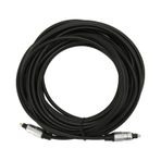 Elprico Optik Ses Kablosu, Altın Kaplama Konektör, Alüminyum Alaşımlı Muhafazalı Clear Digital Sound Fiber Optik Kablo,Digital Plus, 5.1-7.1 Çevresel Ses Sistemlerine Uygun (10 Metre /