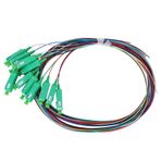 Elprico SC/APC Tek Modlu Fiber Optik, Tek Modlu Fiber Pigtail Kablo Ağ İletişim Sistemi için 12 Çekirdekli SC/APC-0.9mm Fiber Optik Ağlar ve Enstrümanlar vb.
