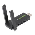 Elprico USB WiFi Adaptörü, 1300Mbps WiFi Dongle USB Çift Bantlı 5G/2.4G Masaüstü Dizüstü PC Için Kablosuz Ağ Adaptörü, Çift 5dBi Antenler, 11/10/8.1/8/7/XP'yi Destekler