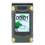 Elprico Yaşlılar Için Flip Cep Telefonu, Basit Cep Telefonları, Uzun Bekleme Çift SIM, Hızlı Arama, Ses Yayını, 4800mAh Pil, Büyük Tuş Takımı, 2G Flip Telefon (GREEN)
