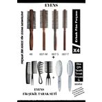 ELSA Professional 4’lü Erkek Tarama Serisi+4’lü Wax Tarağı+çift Taraflı Tırnak Fırçası Hediye