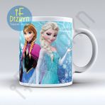 Elsa Ve Anna Baskılı Seramik Kupa Bardak