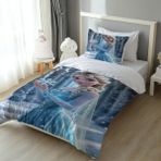 Elsa ve Kar Tanesi Nevresim Takımı M13 - 001-Renkli - 160 x 220 cm