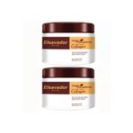 elsavador Argan Yağı Keratin Kolojen Doğal Yağ Içeren Besleyici Nemlendirici Saç Bakım Maskesi 2'li set