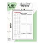 Else Craft Pomodoro Planlayıcı - A4 - Dikey - Ders Çalışma Planlayıcısı Notepad - No 8.03