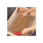 Else Dekor Jüt Desenli Kaydırmaz Raf Dolap Çekmece Örtüsü Yıkanabilir Buzdolabı Içi Matı