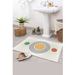 Else Halı Else Desenli Yıkanabilir Modern Tekli Banyo Paspası Halı Vintage Dokuma Kilim 50x80cm Byns-10