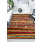Else Halı Otantik Etnik Vintage Kilim Desenli Dekoratif Kaymaz Yıkanabilir Spor Saçaklı Halı Ds-1