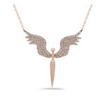 Else Silver 925 Ayar Melek Gümüş Kolye