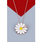 Else Silver ELSE18 Papatya Gümüş Kolye