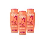 Elseve 3'Lü L'Oreal Paris Elseve Dream Long Kırık Uç Onarıcı Bakım Şampuanı 400 Ml 3 Adet Ürün