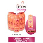 ELSEVE 5'li 400ml Dream Long Onarıcı Bakım Şampuan + 175ml Saç Kremi Seti