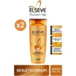 Elseve 6 Mucizevi Yağ Besleyici Bakım 2x450 ml Şampuan