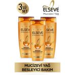 Elseve 6 Mucizevi Yağ Besleyici Bakım 3x450 ml Şampuan