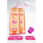 Elseve Dream Long Onarıcı 2x360 ml Saç Kremi + Tarka Mavi Yüz Temizleme Fırçası
