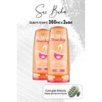 Elseve Dream Long Onarıcı Bakım Kremi 360 Ml X 2 Adet Ve Masaj Şampuan Fırçası Yeşil - 1