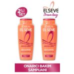 ELSEVE Dream Long Onarıcı Bakım Şampuanı 400ml 2'li Set