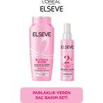 ELSEVE Glycolic Gloss Parlaklık Veren Saç Bakım Rutini Seti: Şampuan & Saç Bakım Spreyi