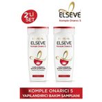 Elseve Komple Onarıcı 5 Yapılandırıcı 2x390 ml Bakım Şampuan