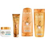 Elseve Mucizevi Hindistan Cevizi Yağlı Şampuan + Krem + Maske + Saç Güzelleştirici Krem