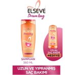 Elseve Uzun Saç Bakım Seti - 360 ml Dream Long Onarıcı Bakım Şampuanı ve 175 ml Saç Kremi