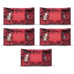 Elsine 5 Paket Red Rose 90 Adet Kapaklı Gül Kokulu Islak Havlu Mendil