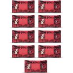 Elsine 9 Paket Red Rose 90 Adet Kapaklı Gül Kokulu Islak Havlu Mendil
