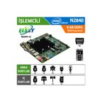Elsky M284H-2C Intel Celeron N2840 Fansız Endüstriyel Mini ITX Anakart