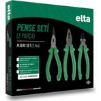 Elta 3 Parça Pense Seti 180 mm Pense 160 mm Yan Keski 160 mm Kargaburun 13000005652